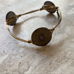 Bourbon & Bowties Shot Gun Shell Bangle Bracelet